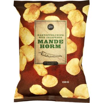 Kartoffelchips mit Jalapeno-Geschmack
