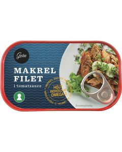 Makrelfilet in Tomatensauce