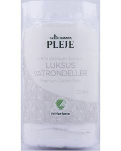 Luksus runde wattepads BIO 50 stuck