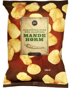 Kartoffelchips mit Jalapeno-Geschmack