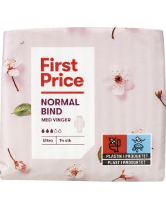 Damenbinde mit flügeln normal 14 stück